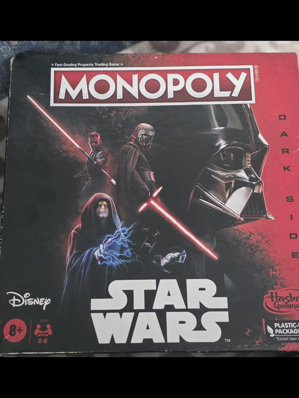 Monopoly Star Wars Dark Side Edition - Black & Red